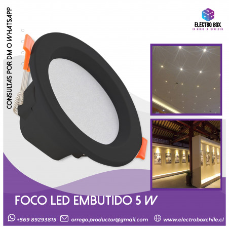 FOCO LED EMBUTIDO 5W