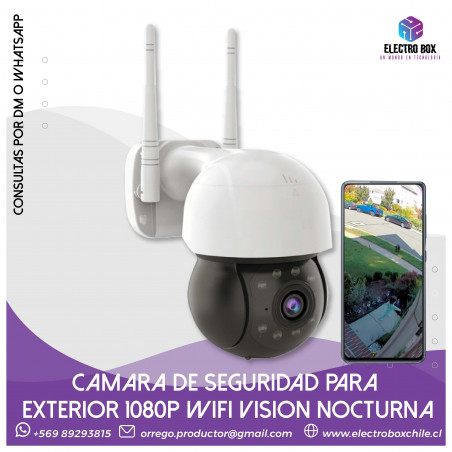 Camara de Seguridad para exterior 1080p Wifi