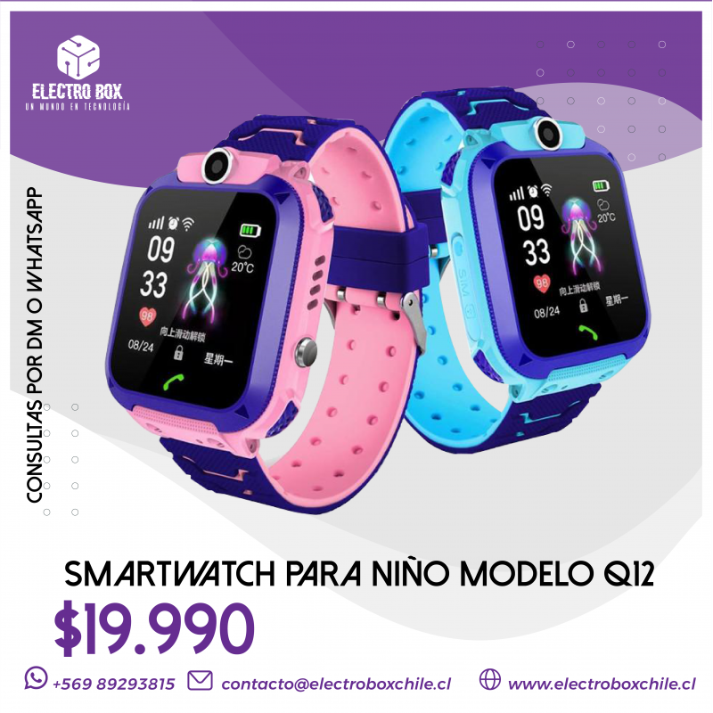Smartwatch para niño modelo Q12