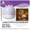 Lámpara, espanta cuco con parlante bluetooth