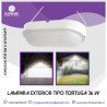 Lámpara exterior tipo tortuga 36w