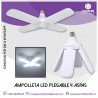 Ampolleta 4 Aspas Bajo Consumo Plegable